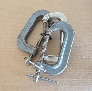3 - Heavy Duty 5 C-Clamps.