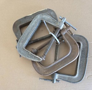 4 - Heavy Duty 4 C-Clamps.