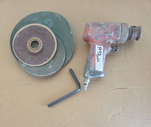 Vintage Red MAC Tool Pistol - Grip Pneumatic Air Tool