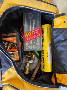 IONIK Bag containing Misc. ToolsHardwareetc. items.  Look at pics for more.