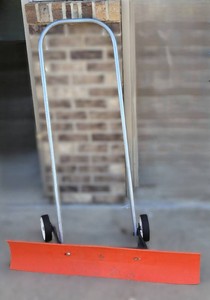 Push Wheeled Snow Shovel