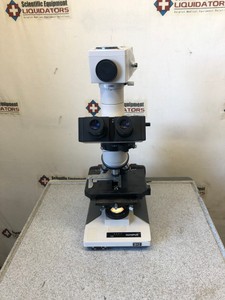 12694 - Olympus BH-2 Microscope with PM-10AD Photomicrographic Camera Adapter