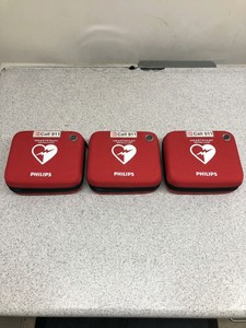2x 86656, 86779 - Lot of 3x Philips Heart Start HS1 AEDs