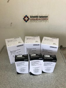 3x 86772 - Lot of 3x NEW IN BOX Omron HEM-9200T Blood Pressure Monitors with Small Cuffs