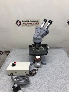 85056 - American Optical Spencer Binocular Microscope