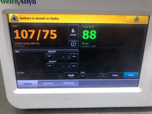2x 87248 - Lot of 2x Welch Allyn VSM 6000 Series Blood Pressure Monitors