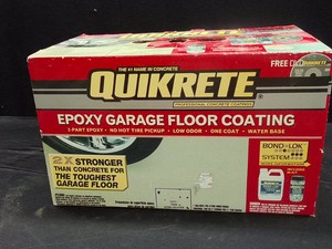 QUIKRETE EPOXY GARAGE FLOOR COATING KIT