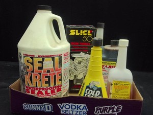 BOTTLES OF CARFUEL LIQUIDS