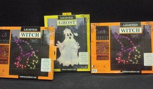 3 VINTAGE HALLOWEEN DECORATIONS
