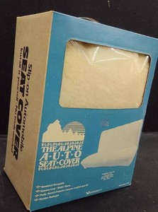 VINTAGE THE ALPINE AUTO SEAT COVER
