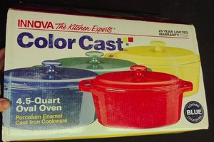 VINTAGE INNOVA COLOR CAST DUTCH OVEN