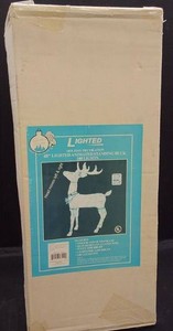 48 LIGHTED AND ANIMATED DEER DECORATION