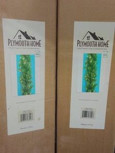 2 BOXES OF 12X9 PRE- LIT GARLAND
