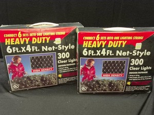 2 NEW BOXES OF HEAVY DUTY NET STYLE LIGHTS