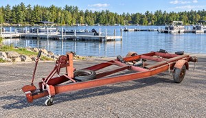 Vintage 1966 Collectible Evinrude Boat Trailer