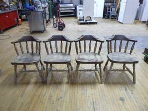 4 Wood Dining Chairs