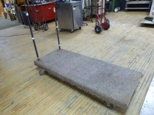 Carpeted Utility Cart