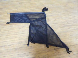 2 Black Mesh Front Doors for UTV