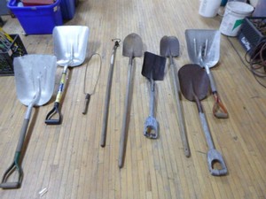 Lot of Shovels