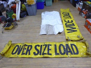 Over Size LoadWide Load Banners