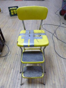 Vintage Step Stool Chair