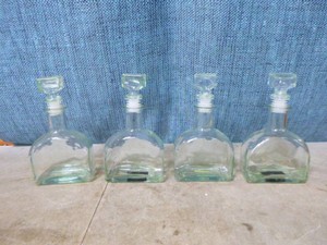4 Lillian Vernon Decanters Made in Italy