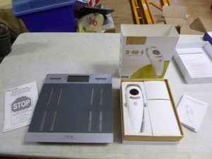 Body Fat Scale and Hair Removal Device