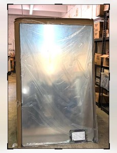 Melomoir 44x 72 Mirror-Black Aluminum Alloy Frame