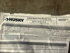 Husky 4 Shelf Heavy Duty Storage Unit