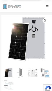 Mighty Max Solar Panel