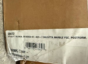 4 Valencia Counter Top-Calcutta Marble