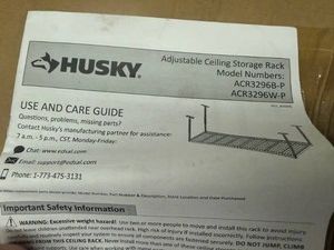 Husky Adjustable Ceiling Storage Rack