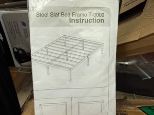 King Size Steel Slat Bed Frame