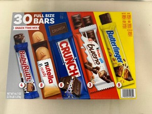 30 Full Size Bars-Snack Time Mix 72026