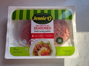 3x 4 14lb  Jennie-O Seasoned Turkey Patties