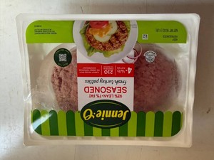 3x 4 14lb  Jennie-O Seasoned Turkey Patties
