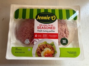 3x 4 14lb  Jennie-O Seasoned Turkey Patties