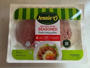 3x 4 14lb  Jennie-O Seasoned Turkey Patties