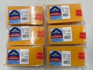 6x Variety of Crystal Farms Cheese