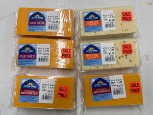 6x Variety of Crystal Farms Cheese