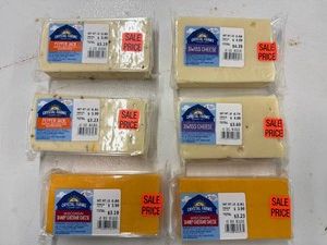 6x Variety of Crystal Farms Cheese