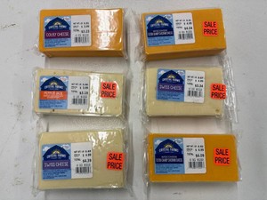 6x Variety of Crystal Farms Cheese