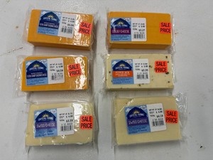 6x Variety of Crystal Farms Cheese