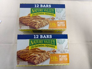 2x 12Bars Nature Valley Peanut Butter Soft Bake Oatmeal Squares
