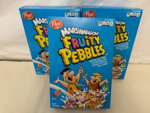 3x Fruity Pebbles with Marshmallows