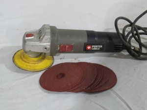 Porter Cable 4-12 Angle Grinder PC60TAG with Discs