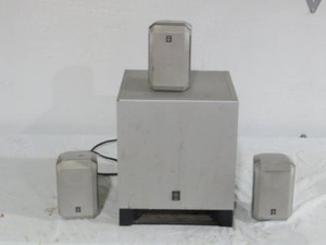 Yamaha Subwoofer and 4 Satellite Speakers