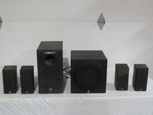 Mixed Lot of 6 Yamaha Black Speakers