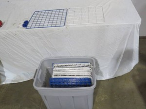 Mixed Lot of Grid Shelves with Connecters