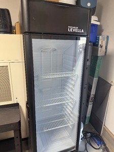 12.5 cu. ft. Commercial Upright Display Refrigerator Glass Door Beverage Cooler in Black